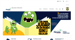 Desktop Screenshot of manizales.gov.co